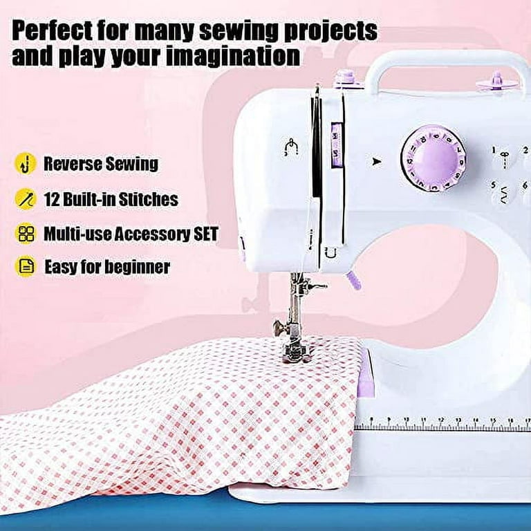  Multi-Use Compact Sewing Machine with Foot Pedal
