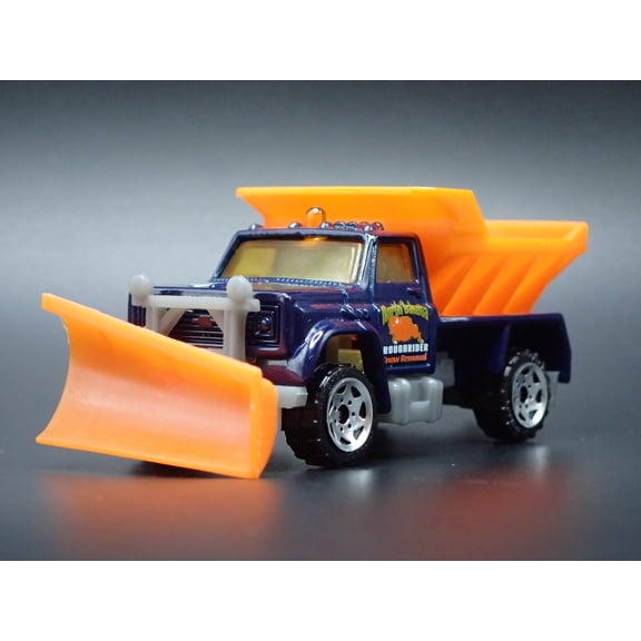 Open Box CHEVROLET TRUCK SNOW PLOW ROAD MAINTANCE W HITCH 1:64 MB SCALE DIECAST MODEL CAR
