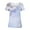 Multicolor, variant on Njagoc3 Women鈥檚 Short Sleeve Ethnic Miao Vintage Print Loose Longline V-Neck Square Neck Button-Front Slit Hem T-Shirt