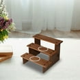 thumbnail image 6 of Sharplace Wood Display Riser Collectibles Display Stand Desktop Decoration Jewelry Organizer Rack Showcase Fixtures for Figures Bedroom 3 Layer 20cm, 6 of 9