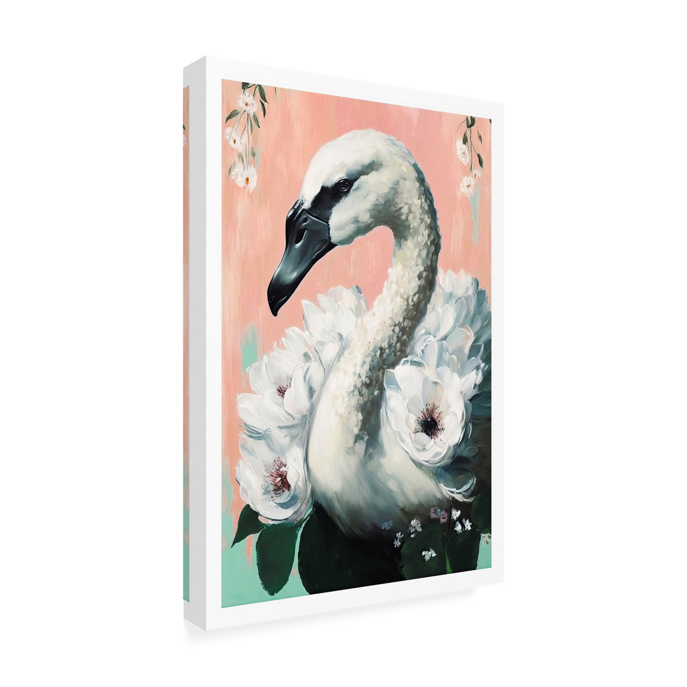 Trademark Fine Art Treechild  The Swan Canvas Wall Art
