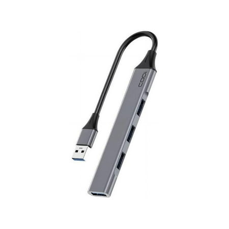 UPC: 0633886014948 | Codi USB-A 4-Port Hub – for Computer – USB Type A – 4 x USB Ports – 1 x USB 2.0 – 2 x USB 3.0 – Gray – Wired