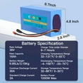 thumbnail image 2 of 36V 16Ah Ebike Battery Pack Electric Scooter Bike Lithium Battery 1000W for Adult Electric Bicycle Motor with 2a Charger, 2 of 7