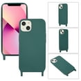 thumbnail image 2 of Feishell Crossbody Lanyard Case for iPhone 13,Adjustable Strap Shockproof Drop Protection Soft Flexible Silicone Cover Shockproof Protective Phone Case Cover for Women Men,Darkgreen, 2 of 8