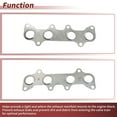 thumbnail image 5 of 1 Pc Exhaust Manifold Header Gasket for Toyota Corolla 1992-2000 Engine Manifold Exhaust Gasket No.1717311050, 5 of 6