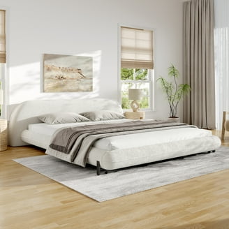 Christopher Knight Home King Platform Bed, Velvet Upholstered