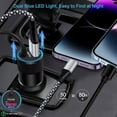 thumbnail image 6 of FiveBox 48W USB C Car Charger, Dual Port Cigarette Lighter Adapter with 3.3FT Type C Cable, Black, 6 of 7