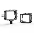 thumbnail image 1 of aMagisn AG01 Camera Video Cage Camera Cage Aluminum Alloy with Dual Cold Shoe Mounts & Camera Adapter Metal Protective Frame Compatible with Insta360 GO 3, 1 of 7