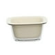 thumbnail image 5 of Cesta para lavar frutas y verduras, colador de cocina, colador de tamaño pequeño multiusos, cuenco de drenaje de limpieza 2 en 1 para aperitivos de blanco, 5 of 8