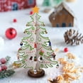 thumbnail image 6 of BiFandian Mini Christmas Tree, Wooden Christmas Tree DIY Set, Desktop Christmas Tree Ornaments, Tabletop Christmas Decorations Indoor for Holiday Parties, Suitable for Christmas Gift, 6 of 7