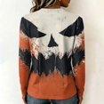 thumbnail image 6 of Halloween Long Sleeve Shirts for Women 2026 Plus Size Funny Cute Vintage Teacher Shirts Casual Holiday Tops Clothes Saffron 3XL, 6 of 6