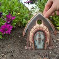 thumbnail image 2 of Price cut Fairys Doors For Trees Outdoor Miniature Fairys Door For Tree Decoration Fairys Garden Accessories, 2 of 5