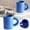 bleu, variante sur Tasse à Poignée Pincement à la Main Motif Point Encre Céramique Grande Tasse Anneau Klein Bleu Fille Mignonne Tasse d'Eau Cuisine Cerf-Volant Tasses Tasses en Céramique pour Artisanat Tasses à Café Vintage Ensemble Ensemble de Tasses à Café Dessus en Verre Verre Porter pour