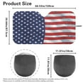 thumbnail image 5 of KUIFORTI Sun Shade for Car Windshield Foldable Universal Car Shades for Front Windows American Flag Sunshades for Car Windows, Patriotic Car Accessories, 5 of 5