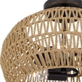 thumbnail image 3 of Quoizel Semi-Flush Mount 3-Light in Palladian Bronze, 3 of 9