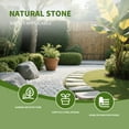 thumbnail image 5 of Polished White River Pebbles 1.8-2.6in - Natural Decorative Stones for Indoor Decor, DIY Crafts & Garden Landscaping, 5 of 7