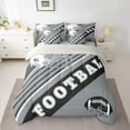 thumbnail image 3 of American Football City Comforter Sets Twin Size, 3D Sports Themed Bedding Bed In A Bag(Comforter+Fitted+Flat Sheet+2 Pillowcases+2 Throw Pillow Covers) 7 Pcs Bed Set, Las Vegas, 3 of 5