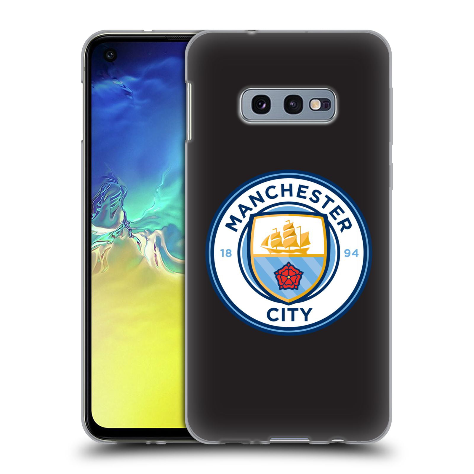 Official Manchester City Man City FC 2020/21 Badge Kit Soft Gel Case for Samsung Phones 1
