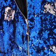 thumbnail image 5 of Yuyuzo Veste à Paillettes pour Femme à Manches Longues, Col Rond, Veste Zippée avec Poche, Tenue de Fête/Boîte de Nuit, Manteau, 5 of 5