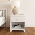 thumbnail image 2 of Plank+Beam Solid Wood Nightstand with 1 Drawer for Bedroom, 2 of 9