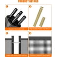 thumbnail image 4 of YUSAZENS Mesh Pool Fence, Removable Safety Pool Barrier for Inground Above Ground Pool Backyard Garden 4x48ft1, 4 of 6