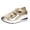 A-Gold132, variant on Womens Fisherman Sandals Polished Closed Toe Dual Hook Loop Ladies Sandals All Season Shock Absorbent Commute Business Casual Sandals