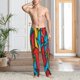 thumbnail image 2 of Balery Colorful Arrow Graffiti Pattern Pantalones de pijama para hombre, pijama ultraligero, pantalón de descanso-Medium, 2 of 6