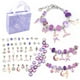 thumbnail image 1 of ideas de regalos para adolescentes, kit creativo para niños, adorno de creación de joyas, regalo de Navidad, regalo de cumpleaños (conjunto morado), 1 of 5