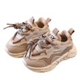 thumbnail image 3 of kamemir Sneakers Toddler Unisex-Child Boys Girls Shoes Antiskid Tennis Sneakers Outdoor Casual Kids Shoes Running Shoes(Khaki,9), 3 of 6