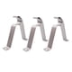 thumbnail image 1 of Soportes para barra de cortina de hierro resistente, soportes para barra tipo R, soporte para barra de cortina de pared 19 mm de plata, 1 of 9