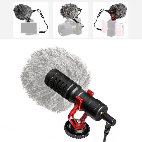 Microphone,Pc Dslr Camera Metal Condensor Video Mic 3.5mm Tablet Video Mic 3.5mm Condensor Video Mic 3.5mm Tablet Pc Slr Camera Computer Psc1 Stand With 7 7 Plus Camera Computer Video 8 7 7