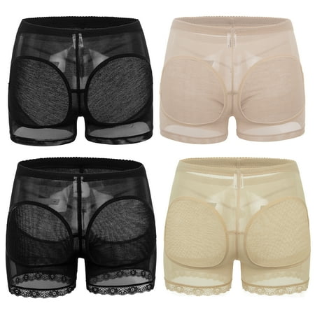 

Women Butt Lifter Shapewear Body Shaper Hip Enhancer Control Panties Seamless Butt Lifter Boy Shorts Beige L