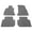 Gray, variant on Ikon Motorsports Floor Mats Compatible with 2018-2023 Kia Stinger RWD Gray Nylon Car Floor Mats Carpet Front Rear Row 4PCS Set