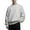 White, variant on Fall Winter Knitted Sweater for Men Casual Thermal Business Work Pullover Tops Textured Crew Neck Long Sleeve Jumper White S