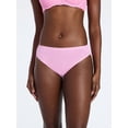 thumbnail image 3 of Joyspun Women's Cotton-Blend Hi-Cut Bikini Panties, 6-Pack, Sizes S-XXXL, 3 of 11