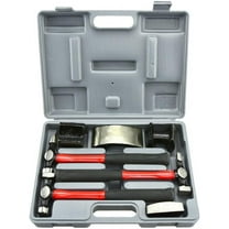 Neiko 20709A Heavy Duty Auto Body Hammer and Dolly Kit, 7 Piece