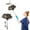 Black, variant on Feather Duster with Extension Handle, Extendable Ostrich Feather Duster 20-75 Inch, Cleaner Duster for Cleaning, High Ceilings, Fans, Cobwebs, Blinds, Roof Dusting
