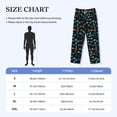 thumbnail image 4 of Picia Little Fish Skeleton Mens Soft Woven Cotton Elastic Waistband Sleep Pajama Pant Lounge Sleep Pant With Pockets And Drawstring-Medium, 4 of 9