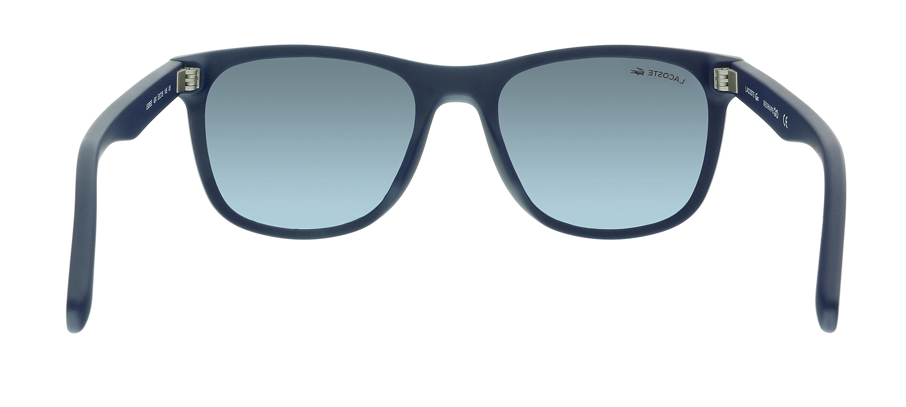 bryst grænse Parasit Lacoste Blue Rectangular Men's Sunglasses L929SE 424 53 - Walmart.com