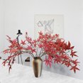 thumbnail image 4 of LCXmlly Exquisite Shape Maple Leaves Realistic Artificial Autumn Maple Leaf Plastic Vivid No Watering Arrangement Leaf, 4 of 8