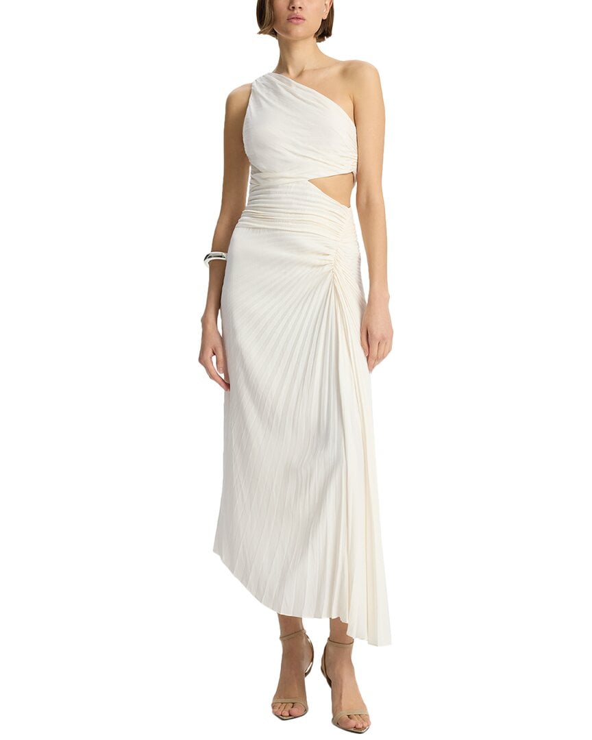 sachin and babi light blue dress A.L.C. womens Poppy Linen-Blend Dress, 10