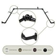 thumbnail image 3 of QueBella 5/8" Blackout Adjustable Bay Curtain Rod in Black,(BOT63-Bay2), 3 of 3