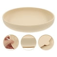 thumbnail image 2 of Unbreakable Silicone Plate Suction Cup Lightweight Silicone Cereal Bowl Reusable Suction Dishwasher Safe Bowl Modern Dinner Plate, 2 of 8
