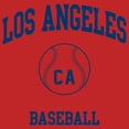 thumbnail image 2 of Los Angeles Classic Baseball Arch Basic Cotton T-Shirt - Medium - Red, 2 of 6