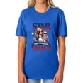 thumbnail image 2 of 4th of July Women's Star Spangled Mama Patriotic Sparkler Summertime Short-Sleeve Funny T-Shirt, 2 of 5