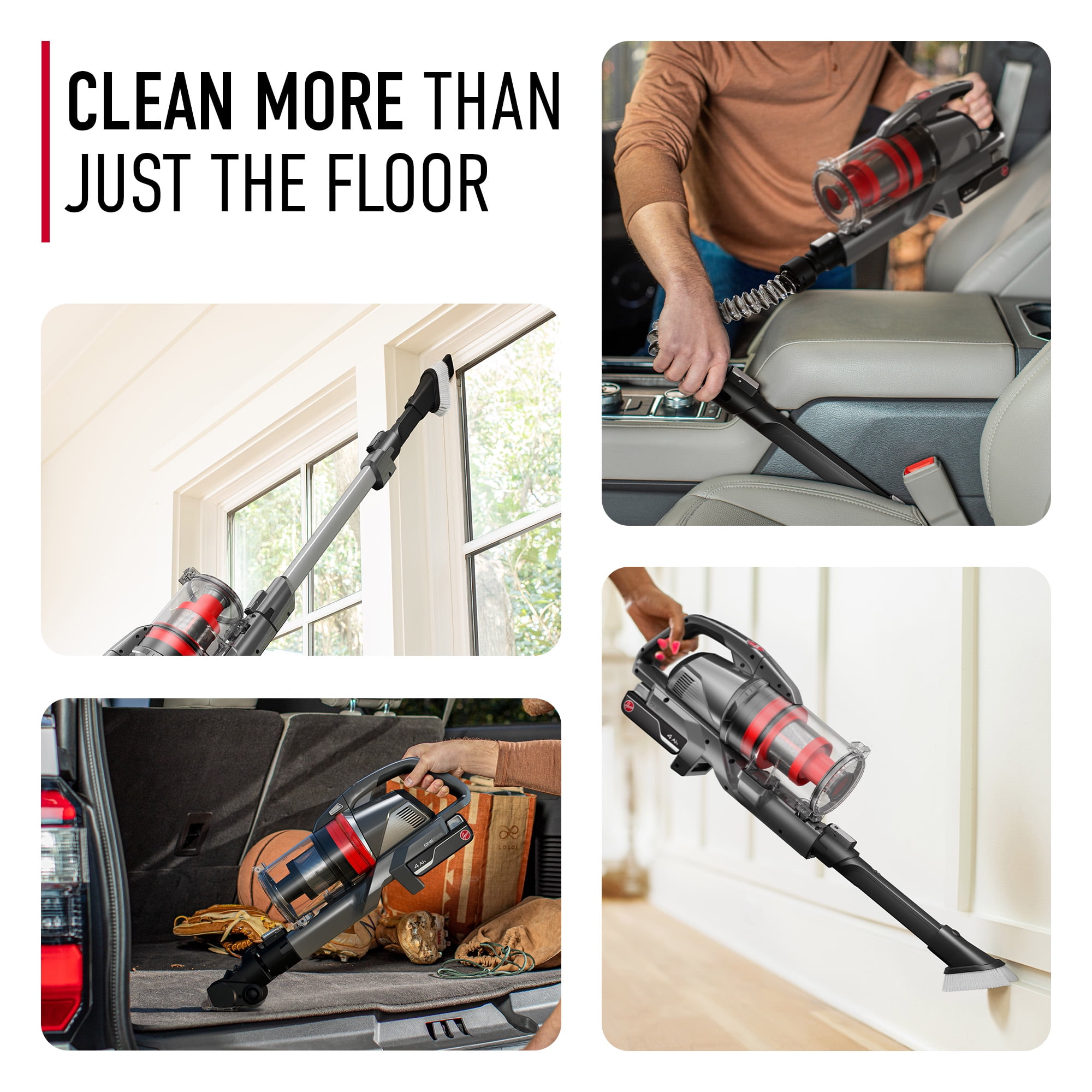 Hoover ONEPWR Emerge Pet Cordless Stick Vacuum Cleaner, for Carpet & Hard Floors, Above Floor Cleaning, All-Terrain, up to 45 Min. Run Time, BH53612V