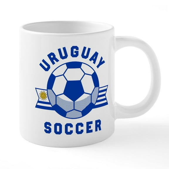 CafePress - Uruguay Soccer Mugs - 20 Oz White Ceramic Mega Mug