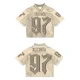 thumbnail image 5 of Camiseta de fútbol Y2K, camiseta holgada de empalme estadounidense de moda, ropa de calle informal transpirable, camiseta unisex de manga corta, 5 of 6