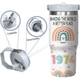 thumbnail image 3 of 50th Birthday Tumbler with Handle & Straw, Birthday Gifts Stainless Steel Cups 30 Oz, 50 Year Old Birthday Gifts for Girls, 50th Birthday Decorations for Girls, Happy 50th Birthday Gifts for Women, 3 of 6