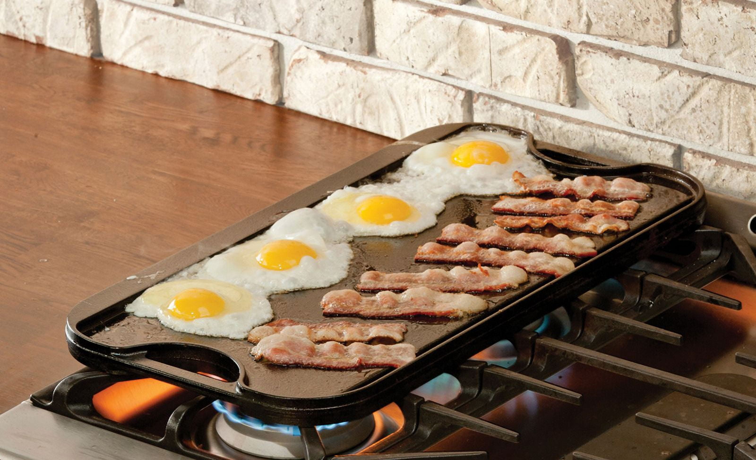 Lodge Cast Iron Reversible Griddle and Grill - Shop Frying Pans